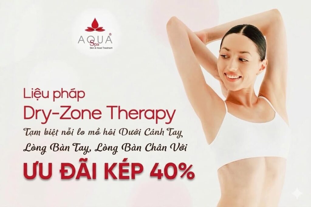 Dẹp Tan Nỗi Lo Mồ Hôi Với Ưu Đãi “Kép” 40% Tại Aqua Spa