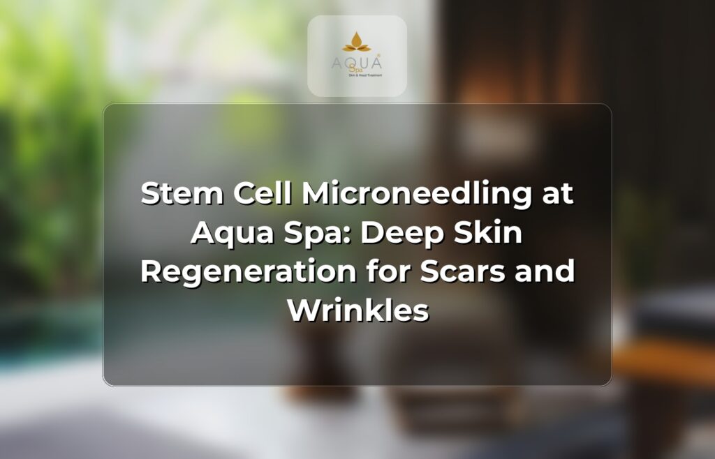 Stem Cell Microneedling at Aqua Spa: Deep Skin Regeneration for Scars and Wrinkles