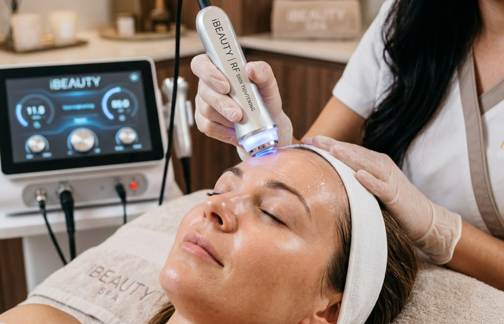RF iBeauty Cải Thiện Vết Chân Chim Và Nếp Nhăn Vùng Trán Như Thế Nào?